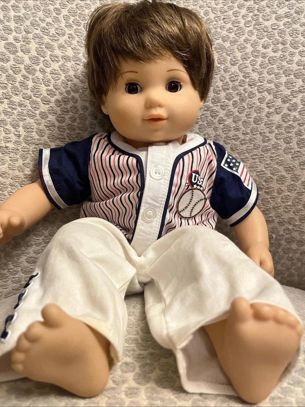 American Girl Bitty baby boy Doll Baseball Outfit